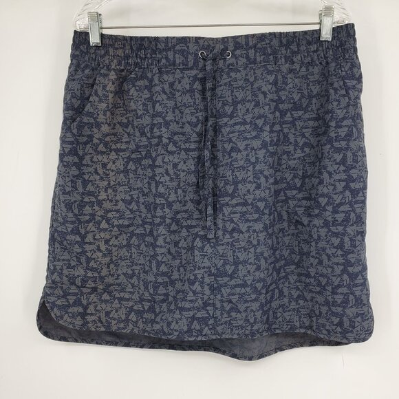 Duluth Trading Co Women's Go Go Purple and Grey Printed Active Skort Skirt Large - Picture 4 of 14